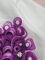 بلوز شلوار دختر موبنفش(ایراددار) - Image 3