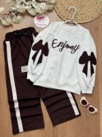 بلوز شلوار اینجوی نوار سفید - Image 3