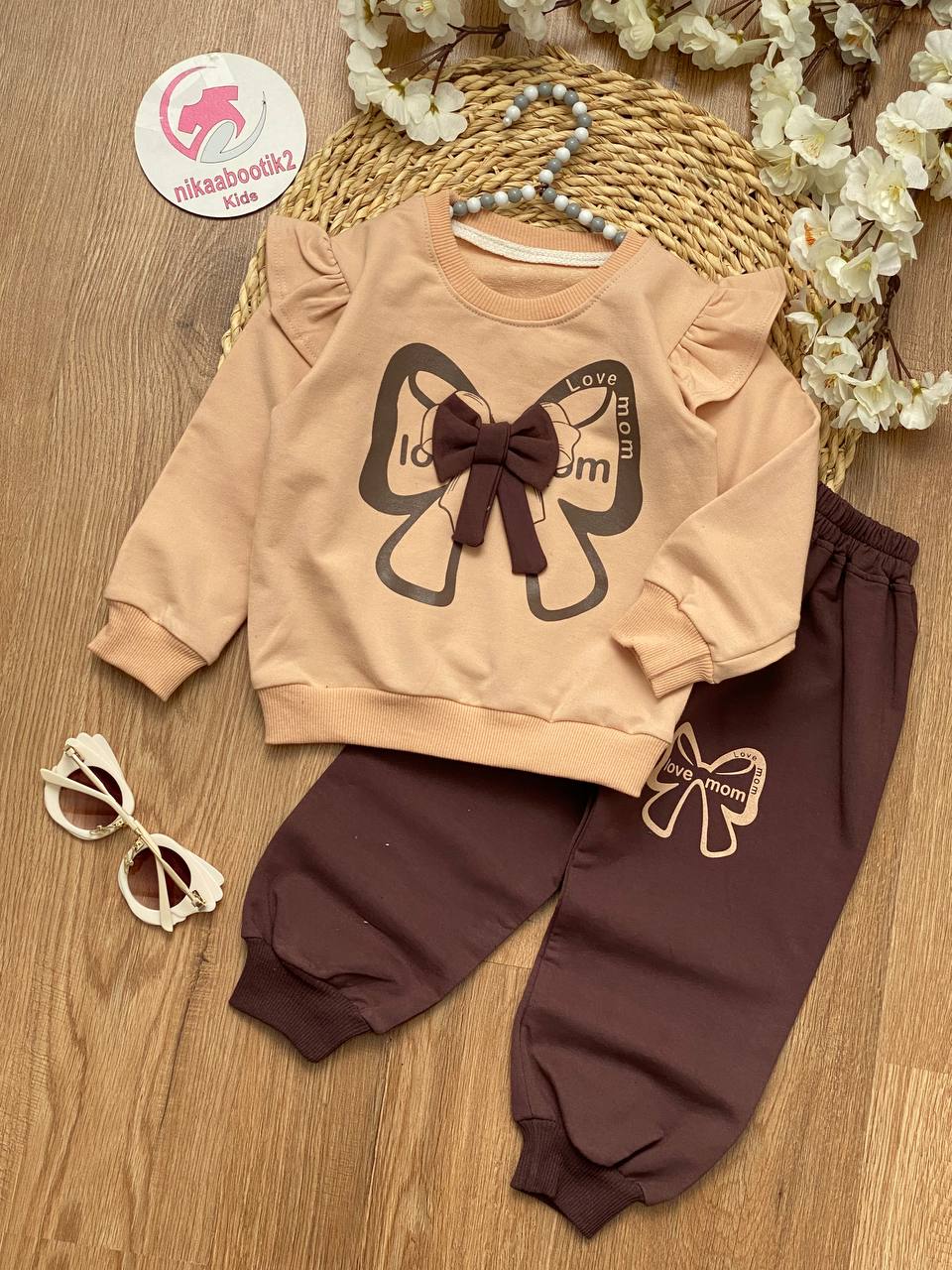 IMG_20251229_100447_497 بلوز شلوار پاپیون شکلاتی - Image 1