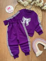 بلوز شلوار پاپیون سفید - Image 3