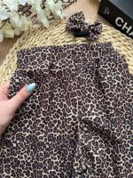 کراپ شلوار اینجوی پلنگی کبریتی - Image 5