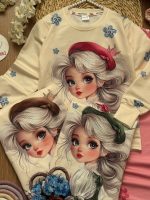 بلوز شلوار دختر و سبد گل - Image 7