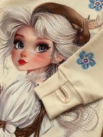 بلوز شلوار دختر و سبد گل - Image 6