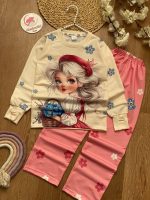 بلوز شلوار دختر و سبد گل - Image 3