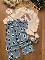 بلوز شلوار دختر آبی - Image 2