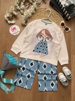 بلوز شلوار دختر آبی