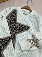 بلوز تک ستاره پلنگی (ایراددار) - Image 6