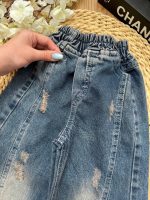 شلوار شافل حلالی آبی - Image 4