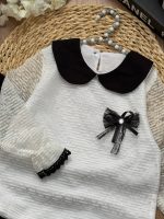 شومیز شلوار سیاه سفید - Image 10