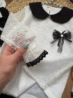 شومیز شلوار سیاه سفید - Image 7