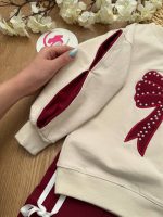 بلوز شلوار پاپیون پاستیلی - Image 10