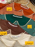 بلوز شلوار راه راه یقه‌ ب ب - Image 2