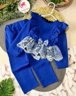 شومیز شلوار کمر تور (ایراددار) - Image 6