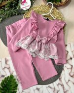 شومیز شلوار کمر تور (ایراددار) - Image 5