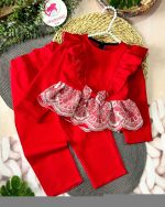 شومیز شلوار کمر تور (ایراددار) - Image 7