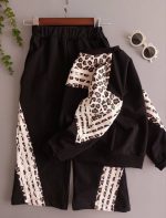 بلوز شلوار اسپرت پلنگی