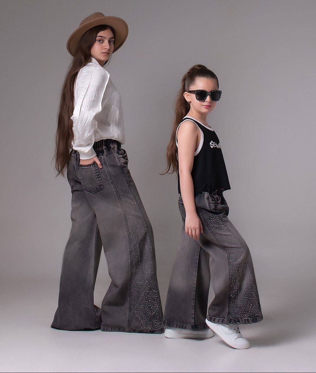 IMG_1697 شلوار بغل نگین ذغالی - Image 1