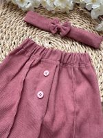 شومیز شلوار مخمل پروانه - Image 4