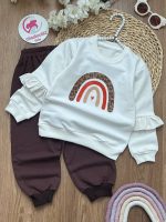 بلوز شلوار رنگین‌کمان - Image 2