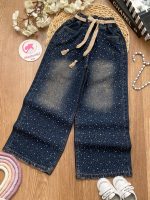 شلوار جین فول نگین - Image 4