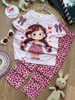 تیشرت شلوار دختر پلنگی - Image 5