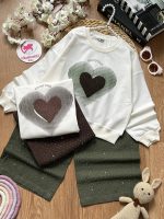 بلوز شلوار قلب پولیشی