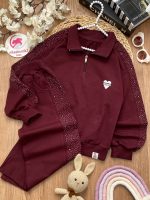 بلوز شلوار نیم زیپ نگینی - Image 7