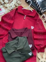 بلوز شلوار نیم زیپ نگینی - Image 2