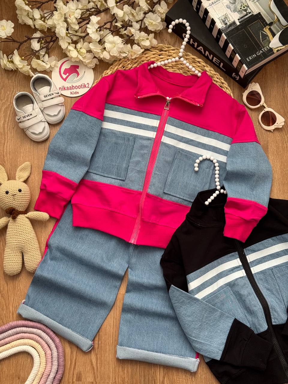 IMG_20260221_135601_363 سویشرت شلوار نوار سفید - Image 1