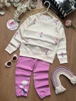 بلوز شلوار لاله بنفش - Image 5