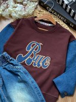 بلوز شلوار آستین جین - Image 9