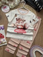 تیشرت شلوار قارچ و سنجاب - Image 3