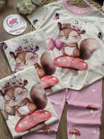 تیشرت شلوار قارچ و سنجاب - Image 2