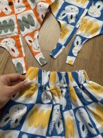 شومیز شلوار گره ای هاوایی - Image 13