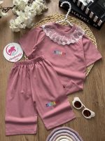 تیشرت شلوارک یقه گیپور - Image 3