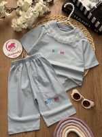 تیشرت شلوارک یقه گیپور - Image 4