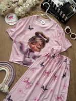 تیشرت شلوار دختر و پروانه - Image 2