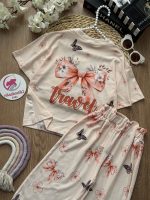 تیشرت شلوار دختر و پروانه - Image 5