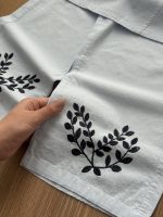 کراپ شلوار برگ گلدوزی - Image 8