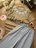 تیشرت شلوار یقه قلبی - Image 5