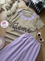 تیشرت شلوار یقه قلبی - Image 4