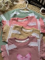 تیشرت شلوارک پاپیون صورتی - Image 8