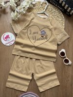 تیشرت شلوارک آویز قلبی - Image 4