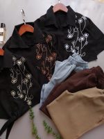 شومیز شلوار گلایل - Image 10