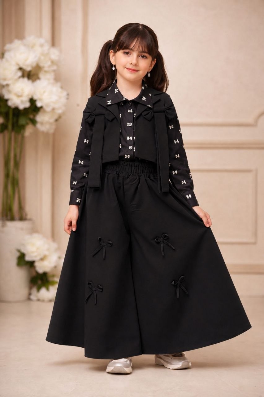 E1BBCEB0-4FEC-4B88-83FF-3C1B30FFBC99 سه تیکه پاپیون مشکی - Image 1