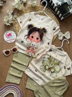 تیشرت شلوار دختر و پاپی