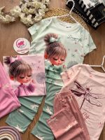 تیشرت شلوار دختر و سنجاقک