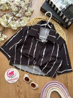 شومیز باکسی راه راه - Image 8