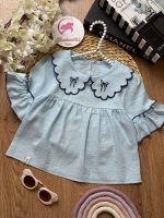 شومیز یقه حلالی - Image 5