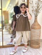 شومیز شلوارک گلدوزی - Image 14